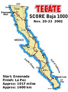 Baja map